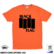 O93 & P94 | kaos band BLACK FLAG TAG MERCHCONS APPAREL COTTON 24S