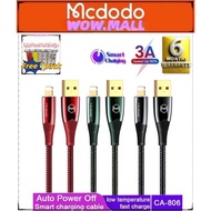 Mcdodo CA-806 3A Auto Power Off Cable / Auto Recharge / Low Temperature Quick Charge Cable Compatibl