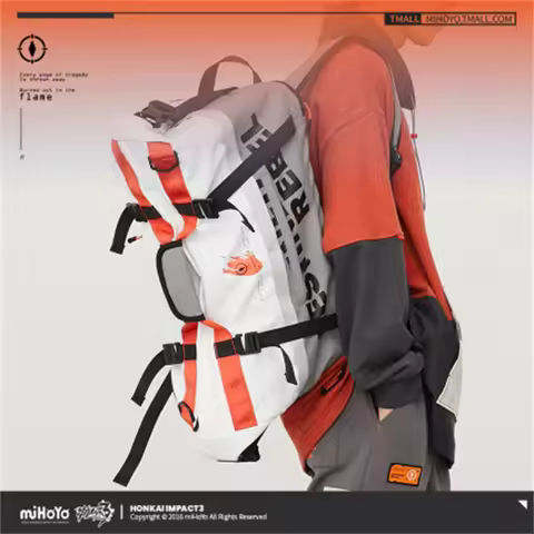 Anime Game Honkai Impact 3 COSPLAY Kiana Herrscher Of Flamescion' Series Theme Dual-Use Backpack Cou