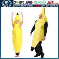 PREMIUM Cute Banana Costume for Kids and Adults Banana Fruit Costume Halloween Party