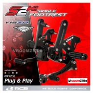 RCB S2-V2 Single Footrest Y15ZR Y16ZR RS150 RS150R RSX MT15 R15 R3 100% ORIGINAL RACING BOY S2 V2 Y1