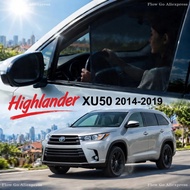 Magnetic Car Window Sunshades for 2014-2019 Toyota Highlander/Kluger(3rd Gen, XU50), UV Protection &