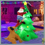 TAMAKO Christmas Inflatable Dolls,  LED Light Inflatable Tree Lights,  Gifts DIY 1.8M/6FT Inflatable