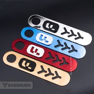 Yamaha fazzio garnish fazio panel accessory/ emblem garnish