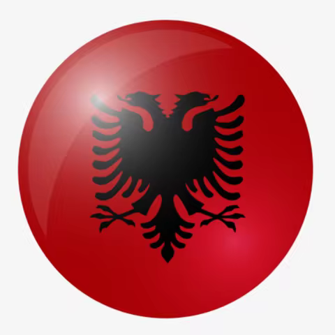 2025 New 7 linie egygold Oscam Clines 4K Flags for Albania Turkey Europa 6*12cm Flags