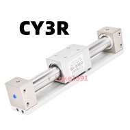 SMC Type CY3R Rodless Cylinder Magnetic Puppet Type Long-Stroke Slider CY3R10/15/20-100/200/300/400/