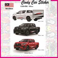 Body Sticker/Side Body Lining Toyota Hilux Sport, Revo, TRD Sportivo,2021 Toyota Hilux GR body stick