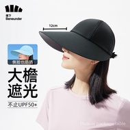 [New Style] [Jay Chou Endorsement Brand] Under Banana Hat Big Brim Cap Female Sunscreen Sunshade Anti-Ultraviolet Hiking