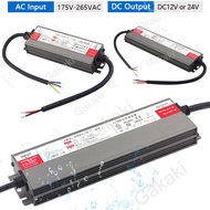 36W-600W AC to DC 12V 24V IP67 Waterproof Led Strip Lighting Transformers Driver Power Supply  MY24B