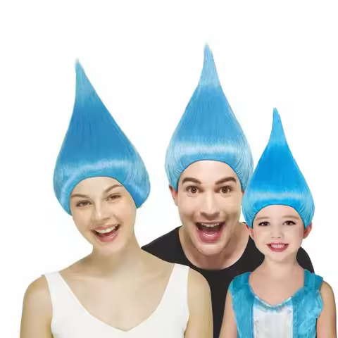 Troll Festival Magic Elf Role Dress Up Headgear Halloween Parent Child Performance Onion Headwear Fl