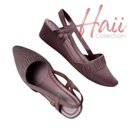 Sepatu Wedges Wanita Jelly Karet Porto BCH / Fuhaha Sandal Wedges Terbaru / Sepatu Hak Tinggi