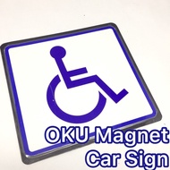 OKU Car Magnet Sign OKU Sticker