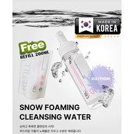 (Free 200ML Refill) CBL snow foaming cleansing Water 200ML per bottle