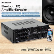 Sunbuck Bluetooth EQ Amplifier Karaoke Mixer Audio FM - AV-MP326BT-