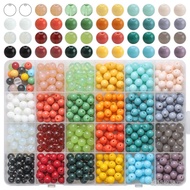 8MM Yuguang Porcelain Grid Jewelry Wholesale 10 Colored Glass Accessories dy Glass New Style Beads 2