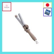 SALONIA Ceramic Curling Iron 25mm International Voltage SL-008BE Beige【Authentic Japan】
