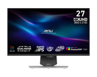 MSI MPG 274URDFW E16M | 27" 4K UHD 160Hz / FHD 320Hz | 0.5ms (GtG) | Rapid IPS with Mini-LED | 98W P