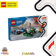 LEGO City F1 Grid with VCARB & Sauber Race Cars 60474