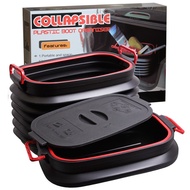 Bangning 37L Retractable Storage Box with Lid Car Foldable Storage Retractable Bucket Fishing Bucket