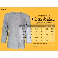 Kurta Almas Lengan Panjang Original Cotton