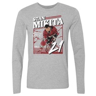 500 LEVEL Stan Mikita Long Sleeve Shirt - Stan Mikita Chicago Power