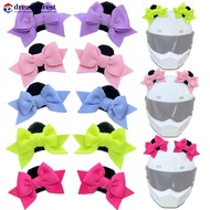 DREAMFOREST 2Pcs Motorcycle Helmet Decoration Butterfly Knot Ears For Riding Sking Helmet Sticker Ac