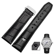 【Hot seller】 TOP Genuine Leather watchband For MAURICE LACROIX watches strap black brown 20mm 22mm w