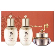 后Whoo 天气丹花献光彩紧颜3件套（滋养液25ml+滋养乳25ml+滋养霜10ml） 非卖品，介意慎拍！