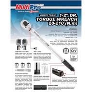 Multipro Torque wrench Torque wrench/ Torque wrench 1/2" (28-210Nm)