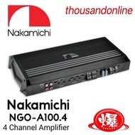 NAKAMICHI NGO-A100.4 CLASS AB CHANNEL POWER AMPLIFIER / AMPLIFIER KERETA