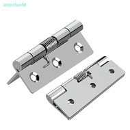 [InterfunM] Stainless Steel 1/1.5/2/2.5/3-inch Automatic Spring Hinge Cabinet Door Wardrobe Hardware And Furniture Fitgs Mini Micro Hinge [NEW]