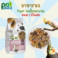 [2kg.] อาหารนก Puur Cockatoo อาหารนกค็อกคาเทล สำหรับ นก นกแก้ว นกค็อกคาเทล ขนมนก อาหารสัตว์เลี้ยง ธั