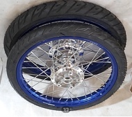 velg vixion new biru .plus ban fdr baru