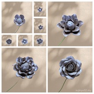 Black Clay Flower Jingdezhen Ceramic Flower Handmade Preserved Flower Free Shipping over 28 Yuan Rem