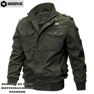 Jaket Pria / Jacket Pria Terbaru Harga Terjangkau / Jacket Bomber Pria KANVAS US.Army PREMIUM/Jacket
