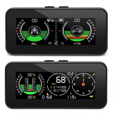 New M50 Slope Meter Display GPS+BDS Dual System Head Up Display M60 HUD Intelligent Inclinometer Off