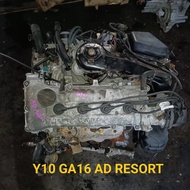 GA16 Y10 NISSAN AD RESORT ENGINE KOSONG TRADE IN USED ORIGINAL