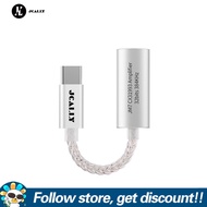 JCALLY JM7 TYPE-C เป็น3.5มม. สาย DAC คุณภาพเสียงธรรมชาติ Lossless อะแดปเตอร์เสียงดิจิตอล8คอร์ OFC ชุ