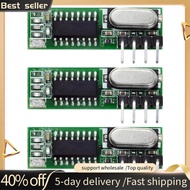 3PCS Mhz Superheterodyne  Receiver and Transmitter Module for Wireless Module Kit 433Mhz Remote Cont