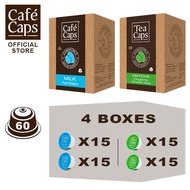 Cafecaps - แคปซูล Nescafe Dolce Gusto Matcha Organic & Milk (2 กล่อง X15 แคปซูล) - ชาเขียวมัทฉะออร์แ