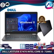 DELL LATITUDE E7470 INTEL CORE I5- 7200U (7TH GENERATION) 8GB RAM 256GB SSD WIFI W CAM 14″ PANELS MO