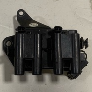 IGNITION COIL SET USED 1PIN X2 X2 ORIGINAL 0K30A1810X MADE IN KOREA FOR KIA RIO 1.3CC 1.3L