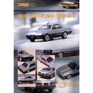INNO MODELS INNO64 1/64 NISSAN SKYLINE 2000 TURBO RS-X DR30 SILVER/BLACK