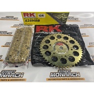 RK PREMIUM SPROCKET SET FOR SNIPER 150/155 , R15 , TFX