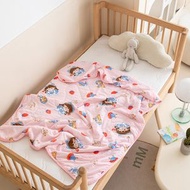 夏季兒童夏被 夏涼被 可機洗幼稚園涼感絲空調被 春夏午睡超薄小被子（平行進口）（快遞送貨上門）