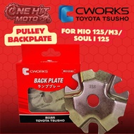 C-WORKS PULLEY BACKPLATE FOR MIO i 125/m3/SOUL i 125