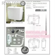【NEW stock】☢TECHPLAS Single Flush Push Button Plastic Cistern Techplas Push Button / Tangki Tandas Duduk