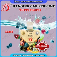 🌸 DWANGI Fresheners Tutti Fruity Car Home Perfume Hanging Packaging Kotak Pewangi Kereta 12ml Origin