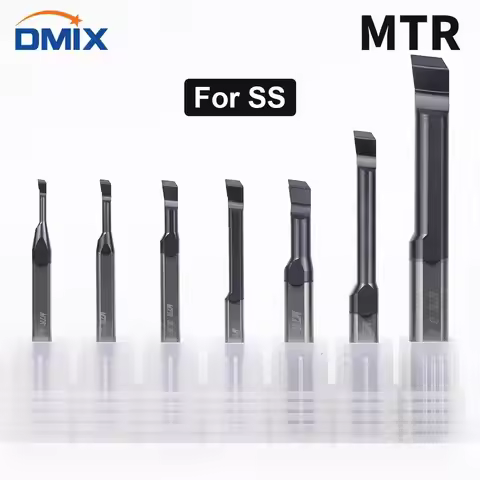 DMIX HRC55 MTR Small Bore Boring Inner Hole Machining Carbide Turning MTR 2/2.5/3/4/5/6/8 Boring For