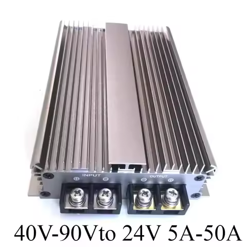 40V-90V TO 24V 5A-50A DC DC boost module stabilizer Voltage Regulator step down converter 72V 60V 48
